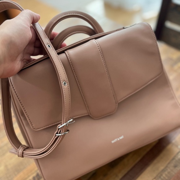 NWOT MATT & NAT - ZOE VEGAN SATCHEL / CROSSBODY BAG ✨ - Picture 5 of 10